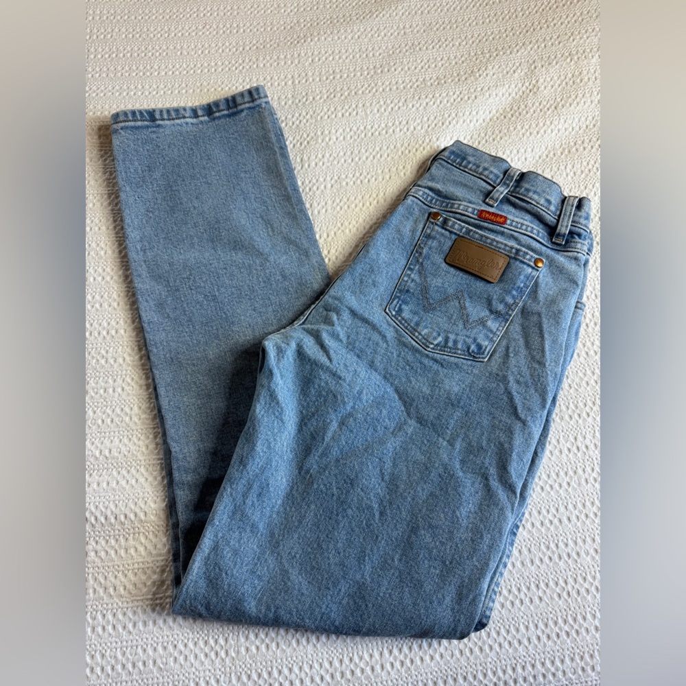 Wrangler Men's Straight Jeans - Light Blue